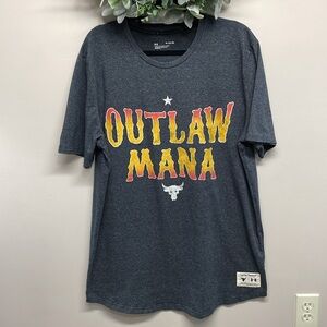 NWOT Under Armour Project Rock Outlaw Mana Short Sleeve Graphic Tee XL